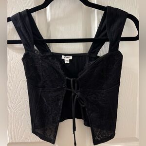 Garage Black Lace Tank